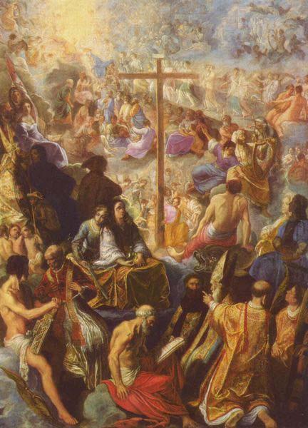 Adam Elsheimer The Exaltation of the Cross from the Frankfurt Tabernacle France oil painting art